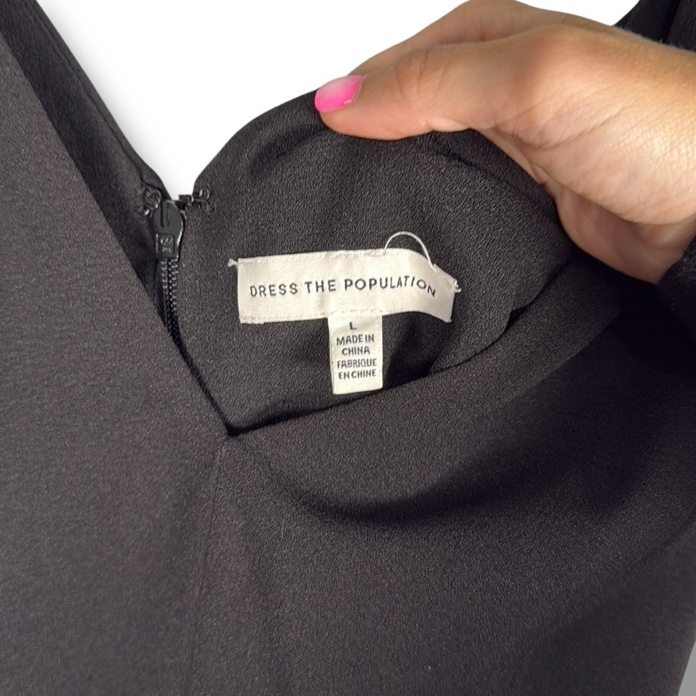 Dress The Population Darleen‎ Dress Black Large - Picture 6 of 9